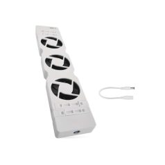   Radiátor fűtéserősítő ventilátor - KIEGÉSZÍTŐ egység, fehér