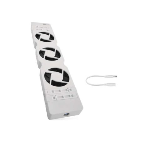 Radiátor fűtéserősítő ventilátor - KIEGÉSZÍTŐ egység, fehér