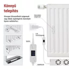 Radiátor fűtéserősítő ventilátor - KIEGÉSZÍTŐ egység, fehér