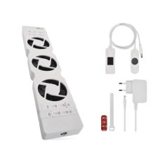 Radiátor fűtéserősítő ventilátor szett - MONO, fehér