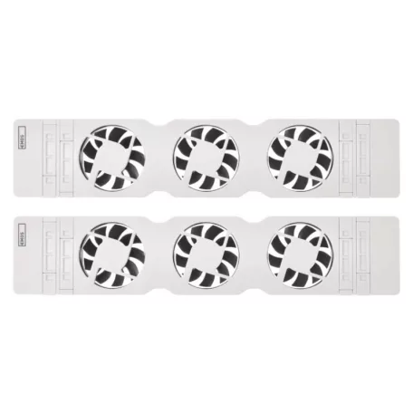 Radiátor fűtéserősítő ventilátor szett - DUO, fehér