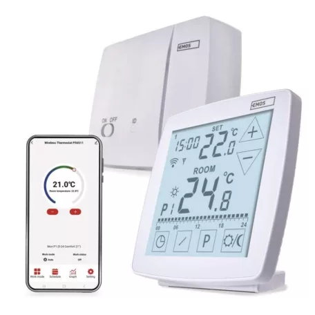 GoSmart Programozható vezeték nélküli szobatermosztát WiFi-vel P56S11