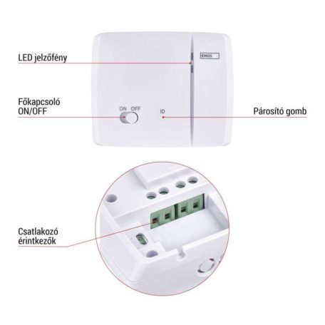 GoSmart Programozható vezeték nélküli szobatermosztát WiFi-vel P56S11