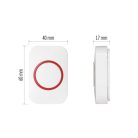 Kültéri tartalék nyomógomb P5732 csengőhöz, 1x CR2032