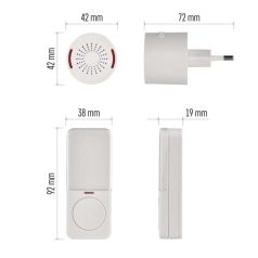 Vezeték nélküli csengő P5734