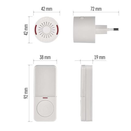 Vezeték nélküli csengő P5734