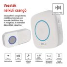 Vezeték nélküli csengő P5736, 3× AA