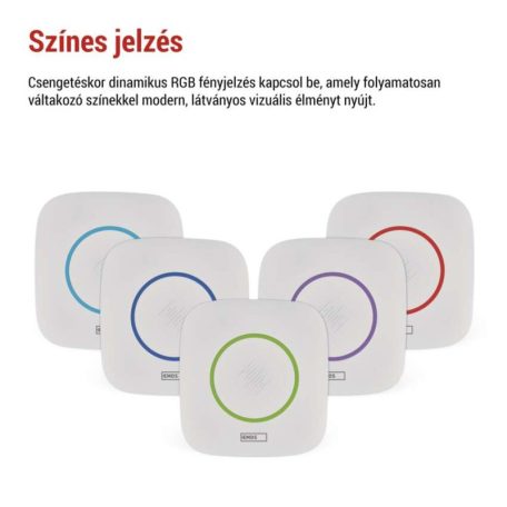 Vezeték nélküli csengő P5736, 3× AA