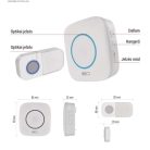 Vezeték nélküli csengő P5736, 3× AA