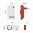 Vezeték nélküli csengő, elem nélküli P5750.2R