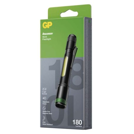 GP LED Zseblámpa C33 + 2× AA GP Ultra elem