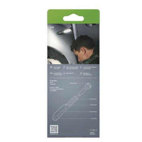 GP LED Zseblámpa C34 + 3× LR6