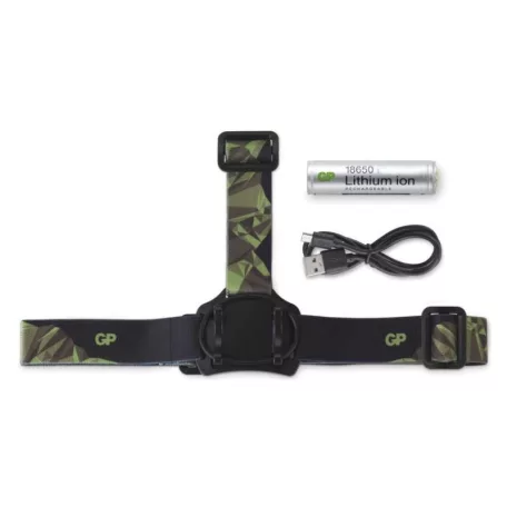 GP CREE LED Fejlámpa CHR35, 600 lm, tölthető