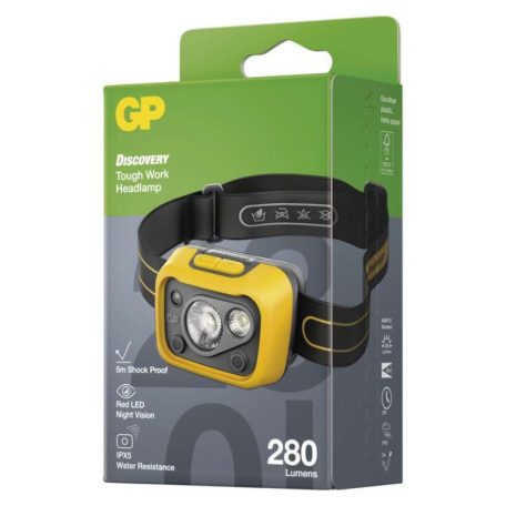 GP CREE LED Fejlámpa CHW53, 280 lm