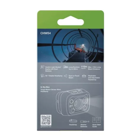 GP CREE LED Fejlámpa CHW54, 375 lm