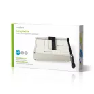 Papír vágógép | Max. vágó méret: 210 x 297 mm | Kés típusa: Fém | Fém | Fehér / Fekete