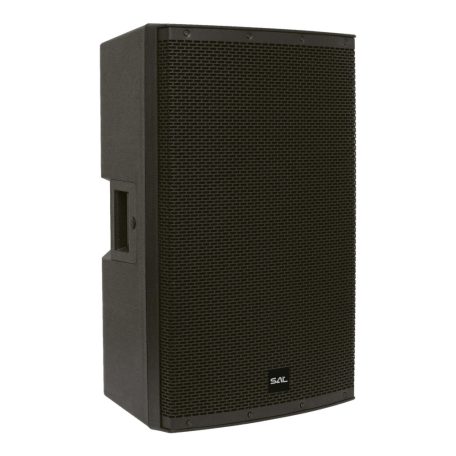 SAL PAP43BT professzionális hangdoboz, 38cm mélysugárzó, ma. 1200 W, aktív zenekari hangdoboz, Bluetooth, MP3, USB, SD, multimédia lejátszó, digitális kijelző