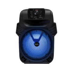   SAL PAR20BTC party hangdoboz, 2-utas hangrendszer, bass-reflex mélysugárzó, Bluetooth, FM rádió, digitális kijelző, LED fényeffekt