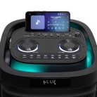 SAL PAR2400BT party hangdoboz, 160 Watt, beépített akkumulátor és LED fény, Bluetooth, USB/microSD zenelejátszás, gitár és mikrofon bemenetek, 2-utas, 3 hangszóró