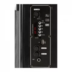   SAL PAR 16BT Bluetooth party hangszóró, fekete Party hangdoboz, 165mm, akku, BT, LED