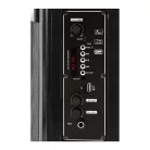 Party hangdoboz, 165mm, akku, BT, LED