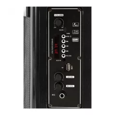 Party hangdoboz, 165mm, akku, BT, LED