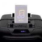 SAL Nagy teljesítményű Hordozható kétutas akkus bluetooth hangfal kiváló hangzással, 50W PAR 182BT beépített LED 2x19cm mélynyomóval mikrofon és gitár bemenet MP3