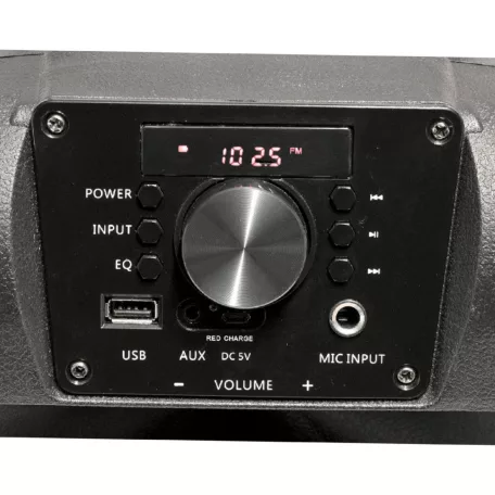 SAL boombox aktív Bluetooth hangfal Party hangdoboz, 2 utas, beépített akkumulátorral és LED fénnyel - PAR 20BT