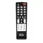 SAL Nagy teljesítményű hordozható aktív Hangfal 120w - Parti hangfal, Boombox Bluetooth hangfal dupla mélynyomóval PAR 2200BTParty hangdoboz, 2x20cm, akku, BT, LED