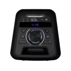 SAL Nagy teljesítményű hordozható aktív Hangfal 120w - Parti hangfal, Boombox Bluetooth hangfal dupla mélynyomóval PAR 220BT Party hangdoboz, 2x20cm, akku, BT, LED