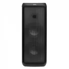 SAL Nagy teljesítményű Hordozható kétutas akkus bluetooth hangfal kiváló hangzással, 120W par 221dj beépített fényeffektel hangfal 2x20cm mélynyomóval mikrofon és gitár bemenet MP3 Lejátszó