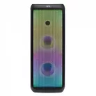 SAL Nagy teljesítményű Hordozható kétutas akkus bluetooth hangfal kiváló hangzással, 120W par 221dj beépített fényeffektel hangfal 2x20cm mélynyomóval mikrofon és gitár bemenet MP3 Lejátszó