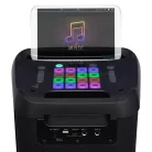 SAL PAR 221DJ hordozható party hangdoboz, 120 W, DJ panel, BT, FM rádió, AUX, ~13h, automatikus töltés