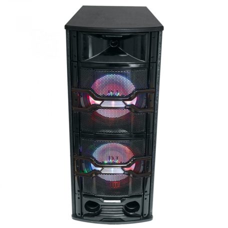 SAL Par 225 Nagy teljesítményű DJ hordozható passzív Hangfal - 250w 2x25cm mélynyomó party hangdoboz PAR 225 passzív Party hangdoboz, 2x25cm, LED