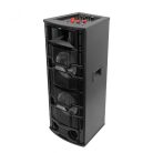 SAL PAR221DJ Party hangdoboz, 2x25cm, 2xMIC, BT/MP3 HANGFAL 2db mikrofonnal