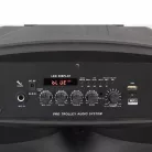 SAL PAR 30BT Nagy teljesítményű aktív Hangfal 60w bluetooth kapcsolat TWS lehetőség súly 6kg - professzionális Hordozható hangdoboz 30cm mélynyomó Party hangdoboz, 30cm, akku, BT, LED