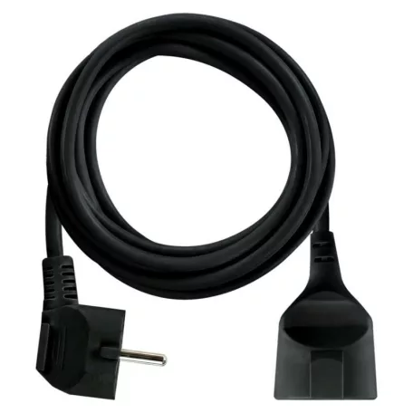 Hosszabbító 1,5 m / 1 aljzat / fekete / PVC / 1,5 mm2