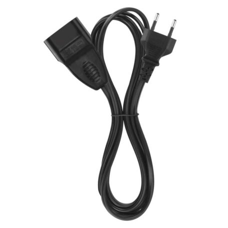 Hosszabbító 1,5 m / 1 aljzat / fekete / PVC / 0,75 mm2