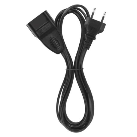 Hosszabbító 3 m / 1 aljzat / fekete / PVC / 0,75 mm2