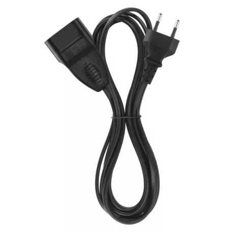 Hosszabbító 3 m / 1 aljzat / fekete / PVC / 0,75 mm2