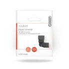 Extension Dugó | IEC-320-C13 | IEC-320-C14 | Jobbra Hajlított | Nikkelezett | PVC | Fekete | Boríték | 1 db