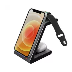 3 in 1 vezeték nélküli töltőállomás