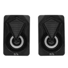 SAL Multimédia hangdoboz pár, RGB LED