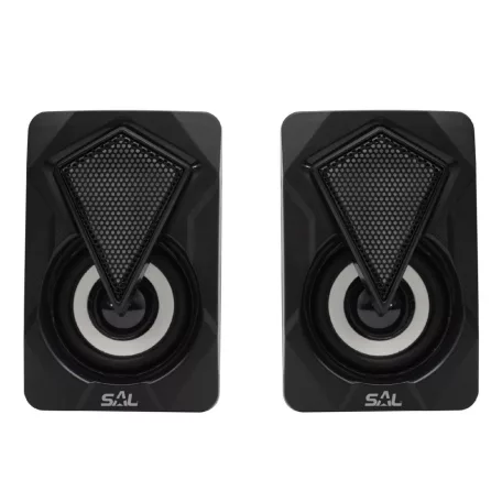 SAL PCS 230 multimédia hangszórópár, 2x3 W, RGB LED effekt, AUX, BT, USB tápkábel