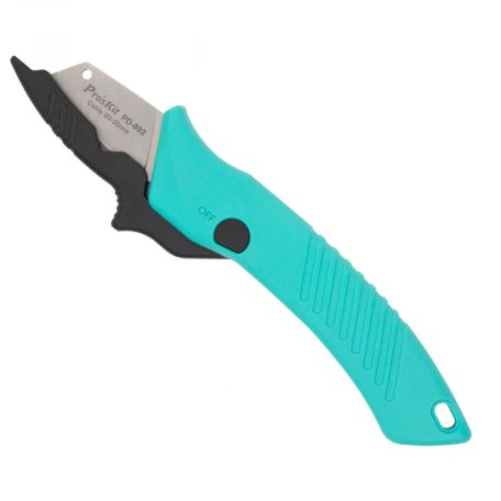 Home PD-992 professzionális kábelcsupaszoló kés, biztonsági zár, 3 - 30 mm kábelátmérőhöz, 200 mm