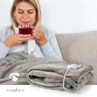 Elektromos Takaró | Felsőtakaró | 1 Személy | 180 x 130 cm | 9 Hőbeállítások | Mosható | Túlmelegedés elleni védelem | Digitális vezérlés | Gyapjú