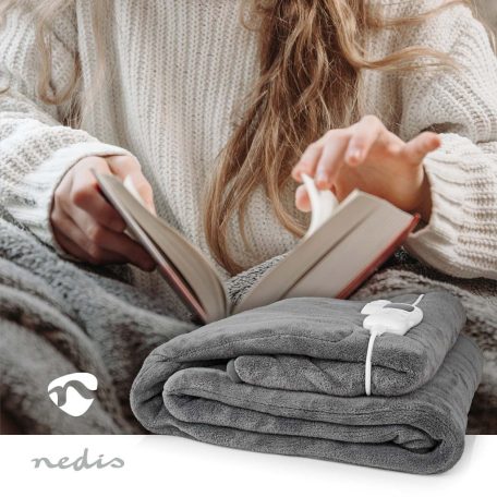 Elektromos Takaró | Felsőtakaró | 2 Személy | 200 x 180 cm | 9 Hőbeállítások | Mosható | Túlmelegedés elleni védelem | Digitális vezérlés | Gyapjú