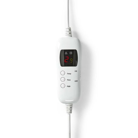 Elektromos Takaró | Felsőtakaró | 2 Személy | 200 x 180 cm | 9 Hőbeállítások | Mosható | Túlmelegedés elleni védelem | Digitális vezérlés | Gyapjú