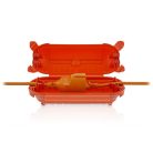 Aljzat csatlakozó doboz | IP44 | Műanyag | Narancs