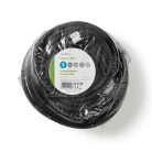 Hálózati Hosszabbító Kábel | Földelt Csatlakozó Dugó | Földelt Csatlakozó Aljzat | Egyenes | Egyenes | Nikkelezett | 20.0 m | Kerek | IP44 | Fekete | Zsugorfólia